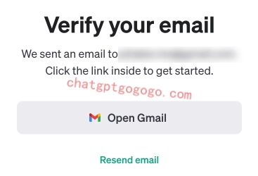 chatgpt输入邮箱